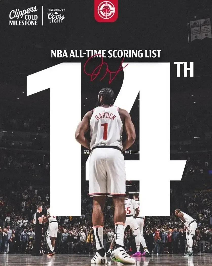 TL不断突破！，哈登连续七场比赛得分超过重返赛场热度持续攀升的简单介绍